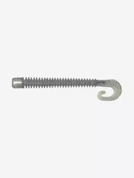 Мягкая приманка LureMax CHEEKY WORM 2,5''/6 см, (10 штук в упаковке), Серый