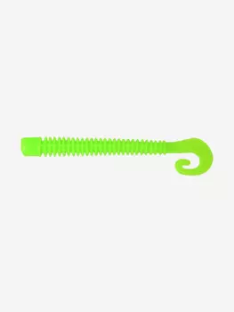 Мягкая приманка LureMax CHEEKY WORM 2,5''/6 см, (10 штук в упаковке), Зеленый