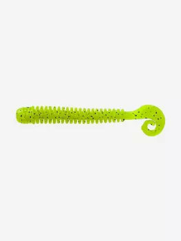Мягкая приманка LureMax CHEEKY WORM, 2,5''/6см, 002, Lime pepper (10 шт), Зеленый