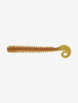 Мягкая приманка LureMax CHEEKY WORM 4''/10 см, (6 штук в упаковке), Зеленый