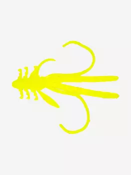 Мягкая приманка LureMax KRAKEN 2,5"/6см, (10 штук в упаковке), Желтый