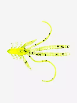 Мягкая приманка LureMax KRAKEN 2,5"/6см, (10 штук в упаковке), Зеленый
