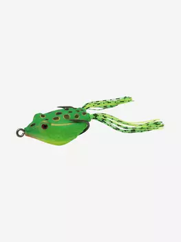 Мягкая приманка LureMax Лягушка Crazy Toad, 4,5см, Зеленый
