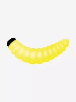 Мягкая приманка LureMax WOOD WORM 1''/2,5см, (10 штук в упаковке), Желтый