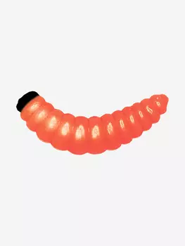 Мягкая приманка LureMax WOOD WORM 1''/2,5см, (10 штук в упаковке), Оранжевый