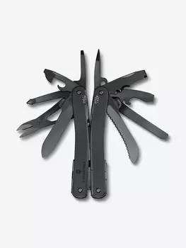 Мультитул VICTORINOX SwissTool Spirit MXBS, 105 мм, 24 функции, чёрный, в нейлоновом чехле, Черный