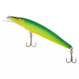 Воблер adusta jerk spiker 130sp 19гр #004 hot tiger hg-04265_731