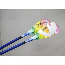 Весло SUP разборное AQUA INC. TRIDENT 3-piece AntiTwist ammolite tv-1185