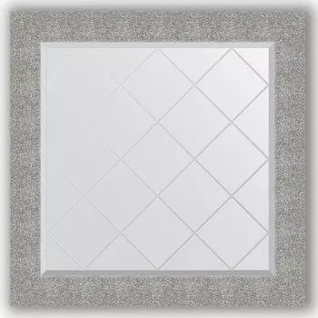 Зеркало 86x86 см чеканка серебряная Evoform Exclusive-G BY 4324