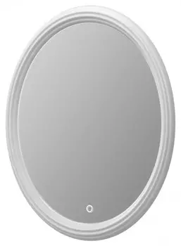 Зеркало белый глянец 70х95 см Aima Design Pearl Light У51943