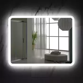 Зеркало Ceruttispa Мадера CT9595 80x60 см, с LED-подсветкой, сенсорным выключателем, диммером