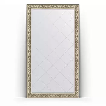 Зеркало напольное 115x205 см барокко серебро Evoform Exclusive-G Floor BY 6374