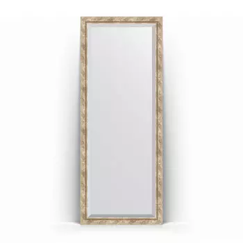 Зеркало напольное 78x198 см прованс с плетением Evoform Exclusive Floor BY 6104