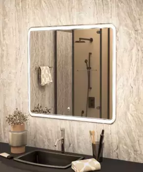 Зеркало 80x80 см Art&Max Vita AM-Vit-800-800-DS-F