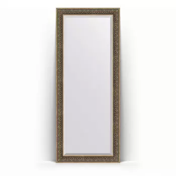Зеркало напольное 84x204 см вензель серебряный Evoform Exclusive Floor BY 6132