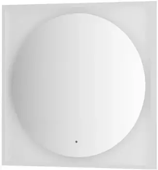 Зеркало 80x80 см белый матовый Defesto Eclipse DF 2228R