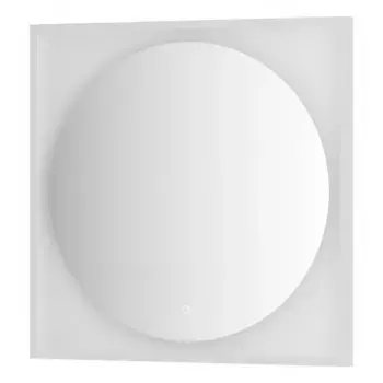 Зеркало 80x80 см белый матовый Defesto Eclipse DF 2228S