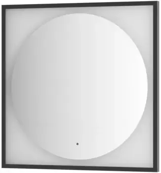 Зеркало 80x80 см черный матовый Defesto Eclipse DF 2233R