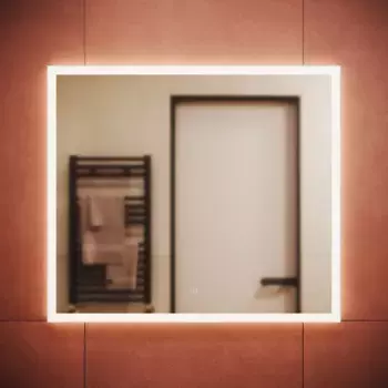 Зеркало Sancos Palace PA800 80x70 см, с LED-подсветкой, сенсорным выключателем, диммером