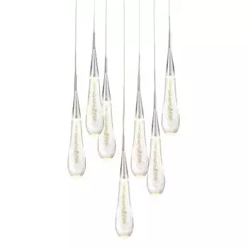 Подвесной светильник Pour 7 silver P98036-7 silver Delight