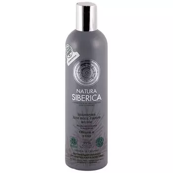 Natura Siberika Шампунь Объем и уход для всех типов волос 400 мл 0426 NS