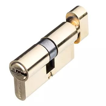 Цилиндр Palladium 60 C BK PB 60 30х30 мм ключ/вертушка латунь