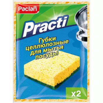 Губка целлюлозная Paclan 2 шт