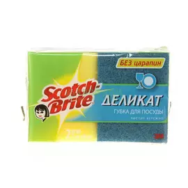 Губка для посуды 3M Scotch-Brite Деликат 2 шт