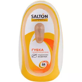Губка Salton с дозатором для гладкой кожи, бесцветная