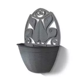 Горшок настенный Bama Paglia антрацит 3.4 л 32x16x42,5см