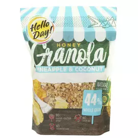 Гранола Hello Day! С ананасом и кокосом, 500 г