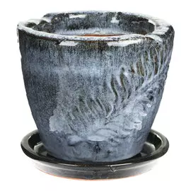 Горшок папоротник Hoang pottery 34x29 см с поддоном