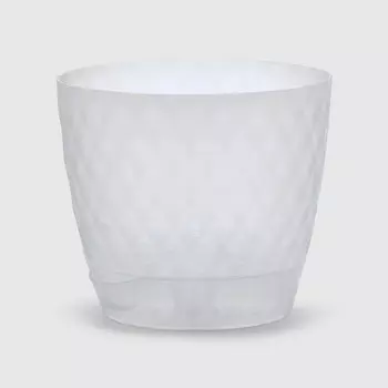 Горшок Plast Avenue румба d13.5х12 см, 1 л, прозрачный
