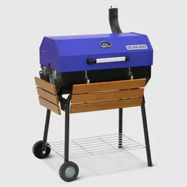Гриль барбекю угольный Guruss BBQ cg-075 синий