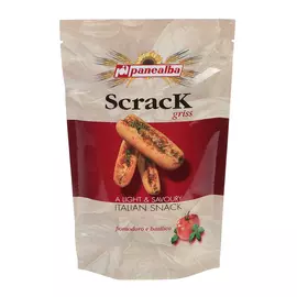 Гриссини Panealba Scrack griss pomodoro e basilico 100 г