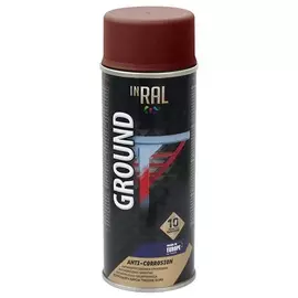 Грунт аэрозольный антикоррозийный Inral ground красный ral3009 400мл