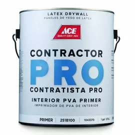 Грунт Ace Hardware Corporation contractor pro interior pva primer белый 3.78 л