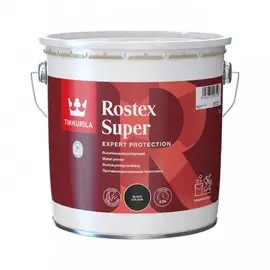 Грунт по металлу Tikkurila Rostex Super 7554 матовый светло-серый 3 л
