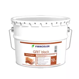 Грунтовка антикоррозионная Finncolor grit black белый 10л