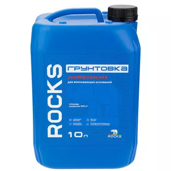 Грунтовка универсальная Rocks для сухих помещений 10 л
