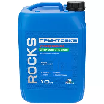 Грунтовка универсальная Rocks для влажных помещений 10 л