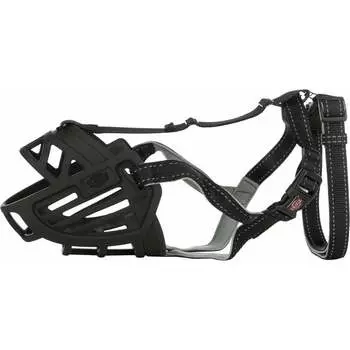 Намордник Muzzle Flex для собак L–XL (36 см, длина лобного ремня до 30 см) силиконовый черный супер премиум Китай 1 уп. х 1 шт. х 0.255 кг
