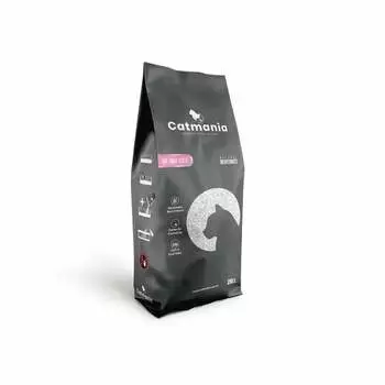 Наполнитель комкующийся Catmania Babypowder для кошачьего туалет с ароматом детской присыпки повседневный супер премиум для всех возрастов мешок Турция 1 уп. х 1 шт. х 17 кг