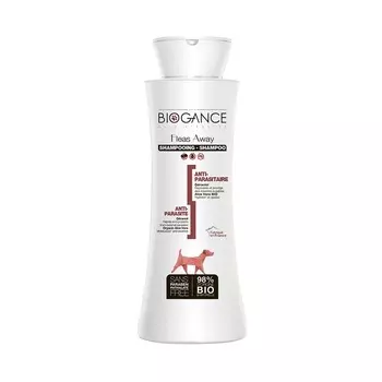 Натуральный антипаразитарный шампунь для собак Biogance Fleas Away 250 мл уход за шерстью для взрослых Франция 1 уп. х 1 шт. х 0.25 кг