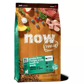 Now Fresh Small Breed Recipe Red Meat Grain Free сухой корм для взрослых собак малых пород со свежим ягненком и овощами - 5,44 кг повседневный супер премиум холистики для взрослых с ягненком породы мелкого размера мешок Канада 1 уп. х 1 шт. х 5.44 кг