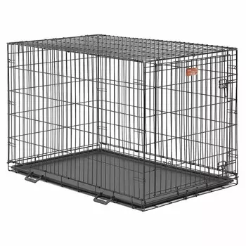 Midwest Icrate клетка для крупных и средних собак, черная 1 дверь - 122х76х84 см Китай 1 уп. х 1 шт. х 20.6 кг