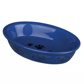 Миска Trixie для кошек керамическая овальная 0,2 л/1510 см эконом Китай 1 уп. х 1 шт. х 0.19 кг