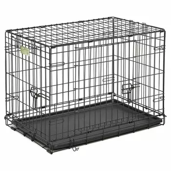 MidWest клетка iCrate 76х48х53 см 2 двери черная Китай 1 уп. х 1 шт. х 8.8 кг