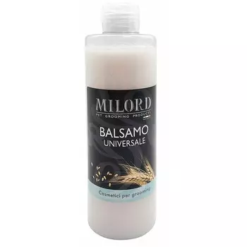 Milord Balsamo Universale бальзам для собак и кошек, универсальный, с экстрактом пшеницы - 300 мл уход за шерстью для всех возрастов для всех пород Италия 1 уп. х 1 шт. х 0.3 кг