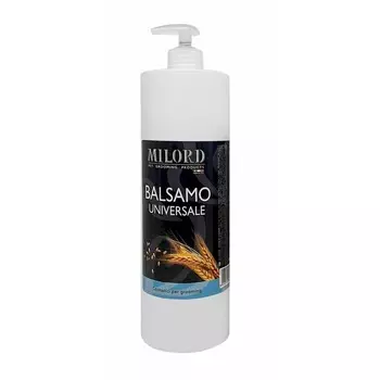 Milord Balsamo Universale бальзам для собак и кошек, универсальный, с экстрактом пшеницы, с дозатором - 1 л уход за шерстью для всех возрастов для всех пород Италия 1 уп. х 1 шт. х 1 кг